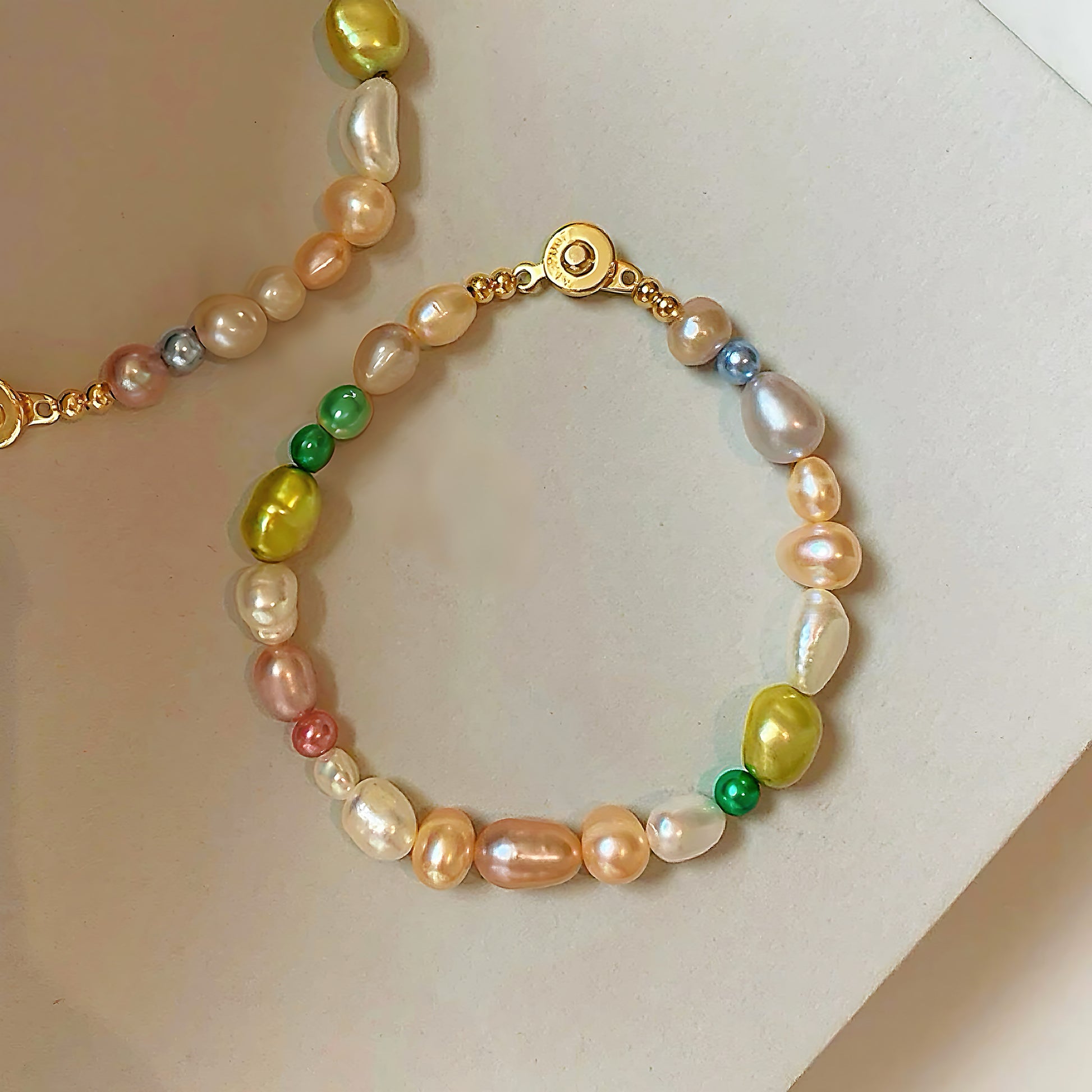 Prismatic Joy|Dopamine Colorful Pearl Bracelet