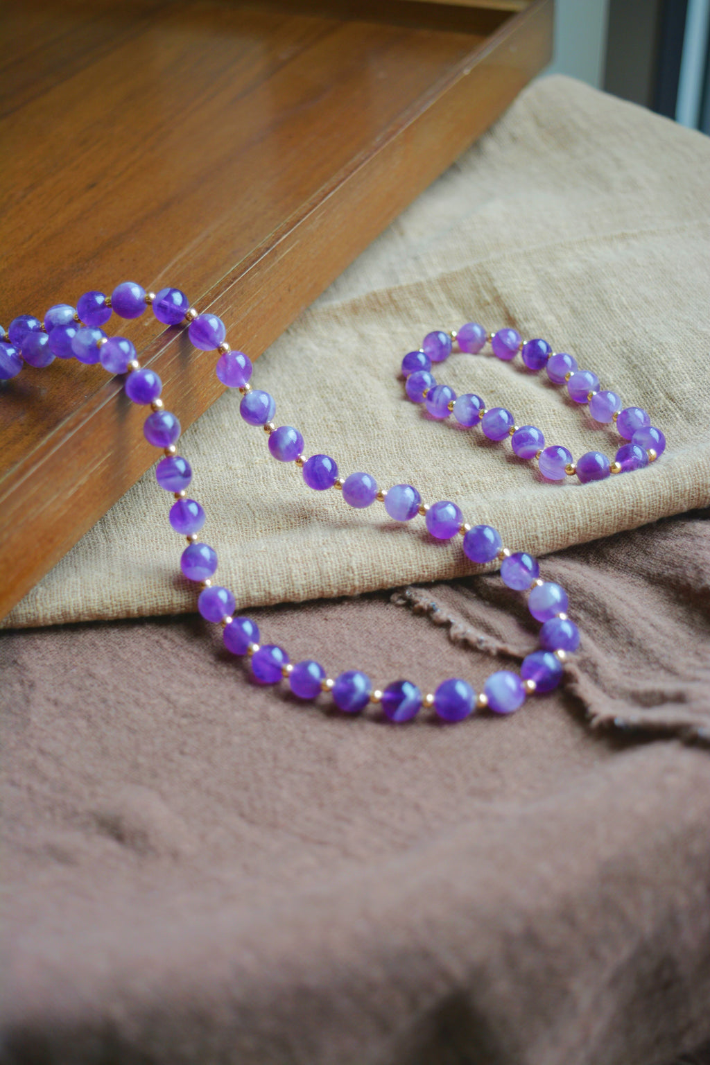 Amethyst Whisper | Necklace & Bracelet Set
