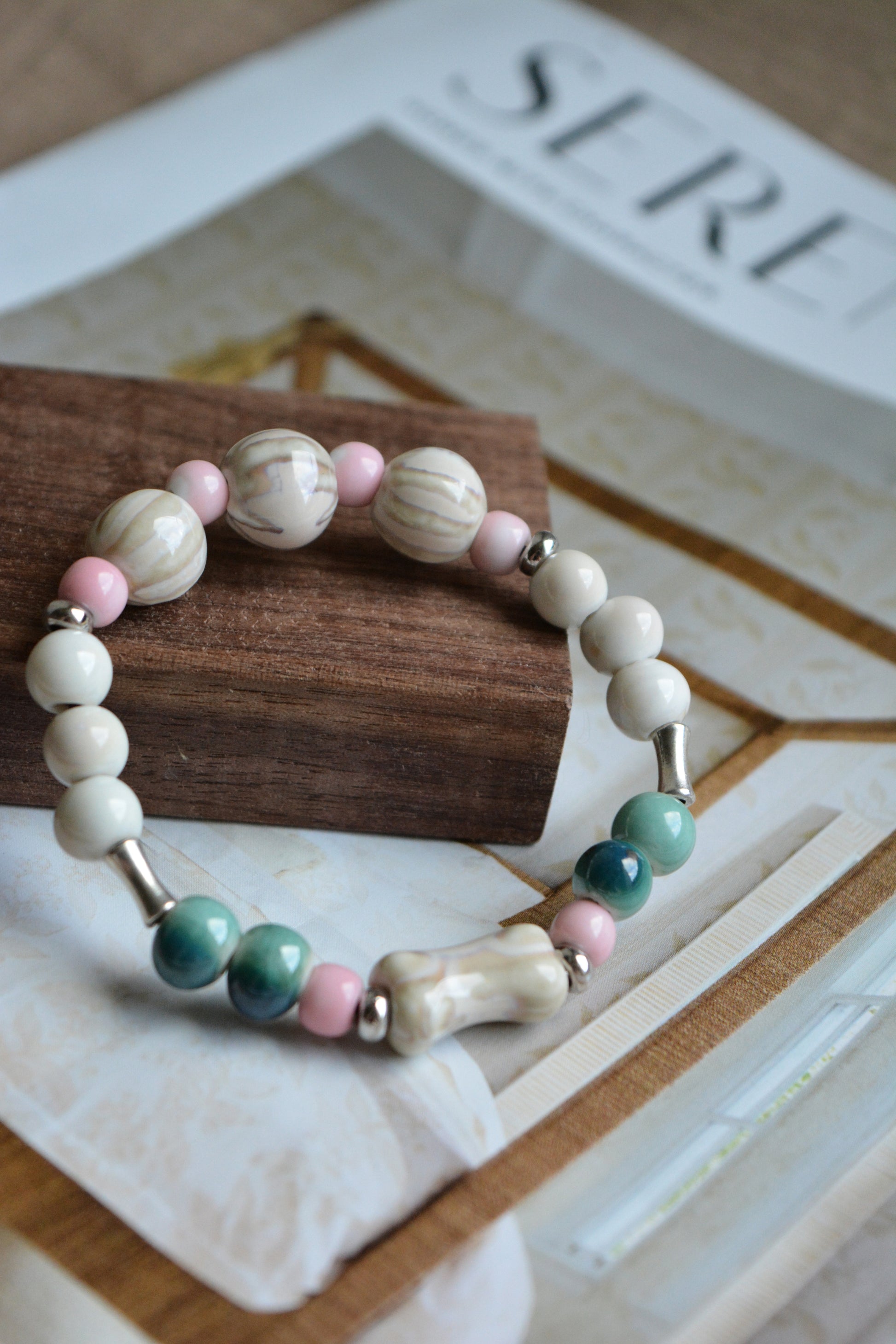 Ceramic Blooming｜Single-Layer Colorful Ceramic Bead Bracelet Collection