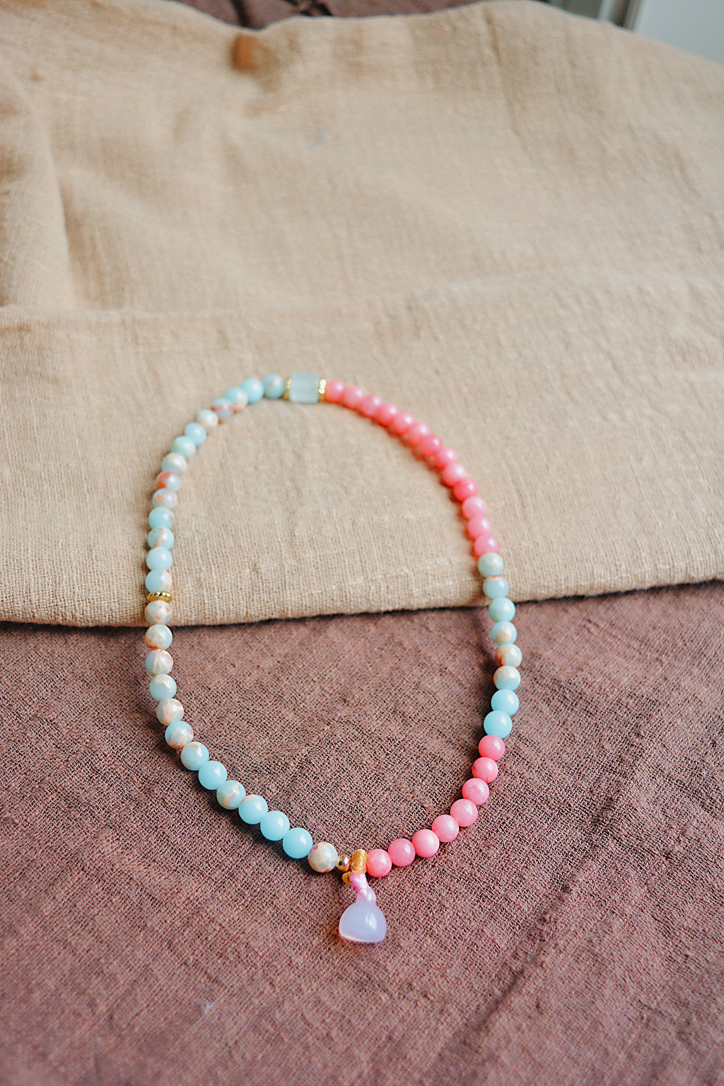 Sweetlight Reverie｜Double Layer Shoushan Stone Bracelet