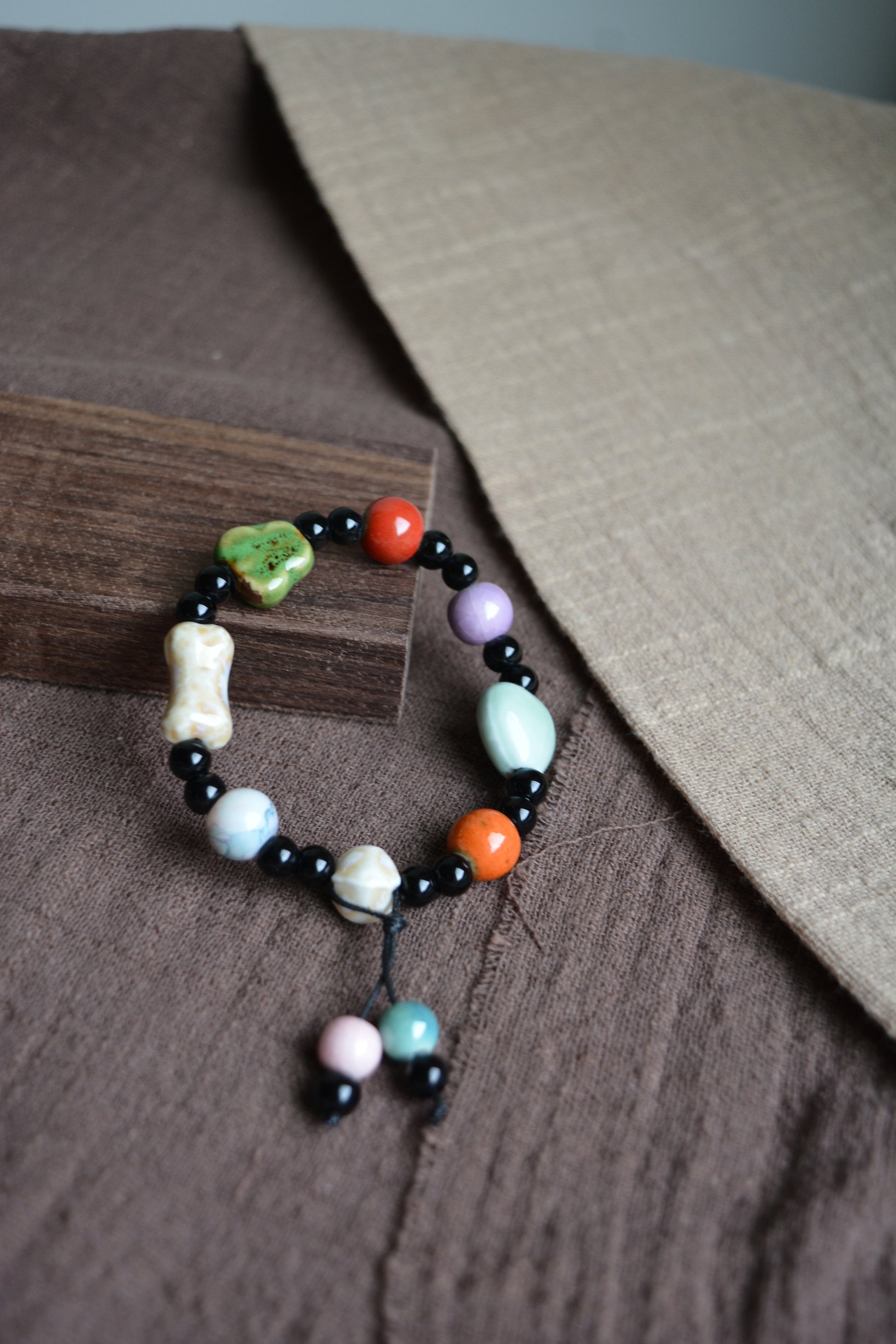 Ceramic Blooming｜Single-Layer Colorful Ceramic Bead Bracelet Collection