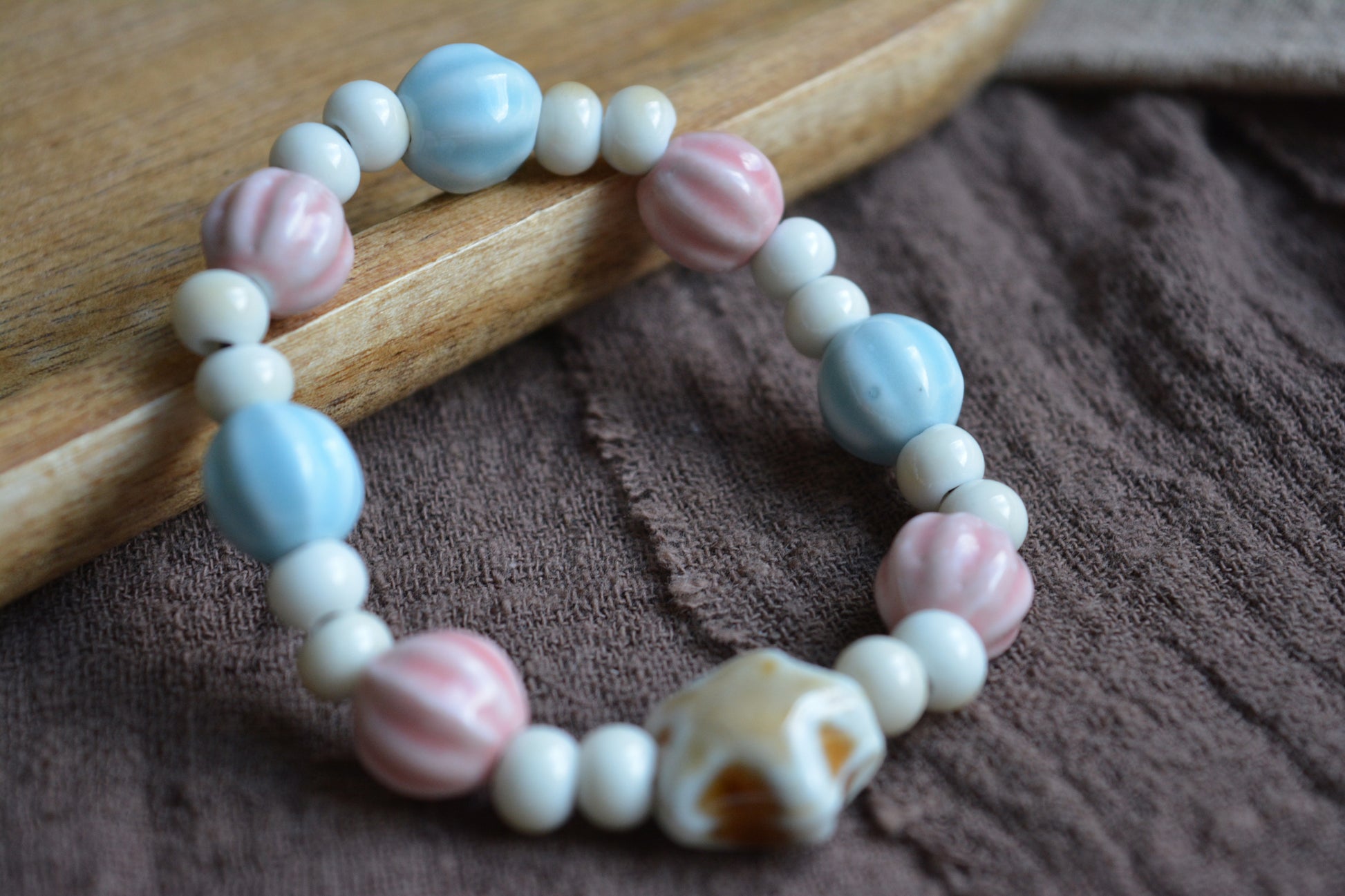 Ceramic Blooming｜Single-Layer Colorful Ceramic Bead Bracelet Collection