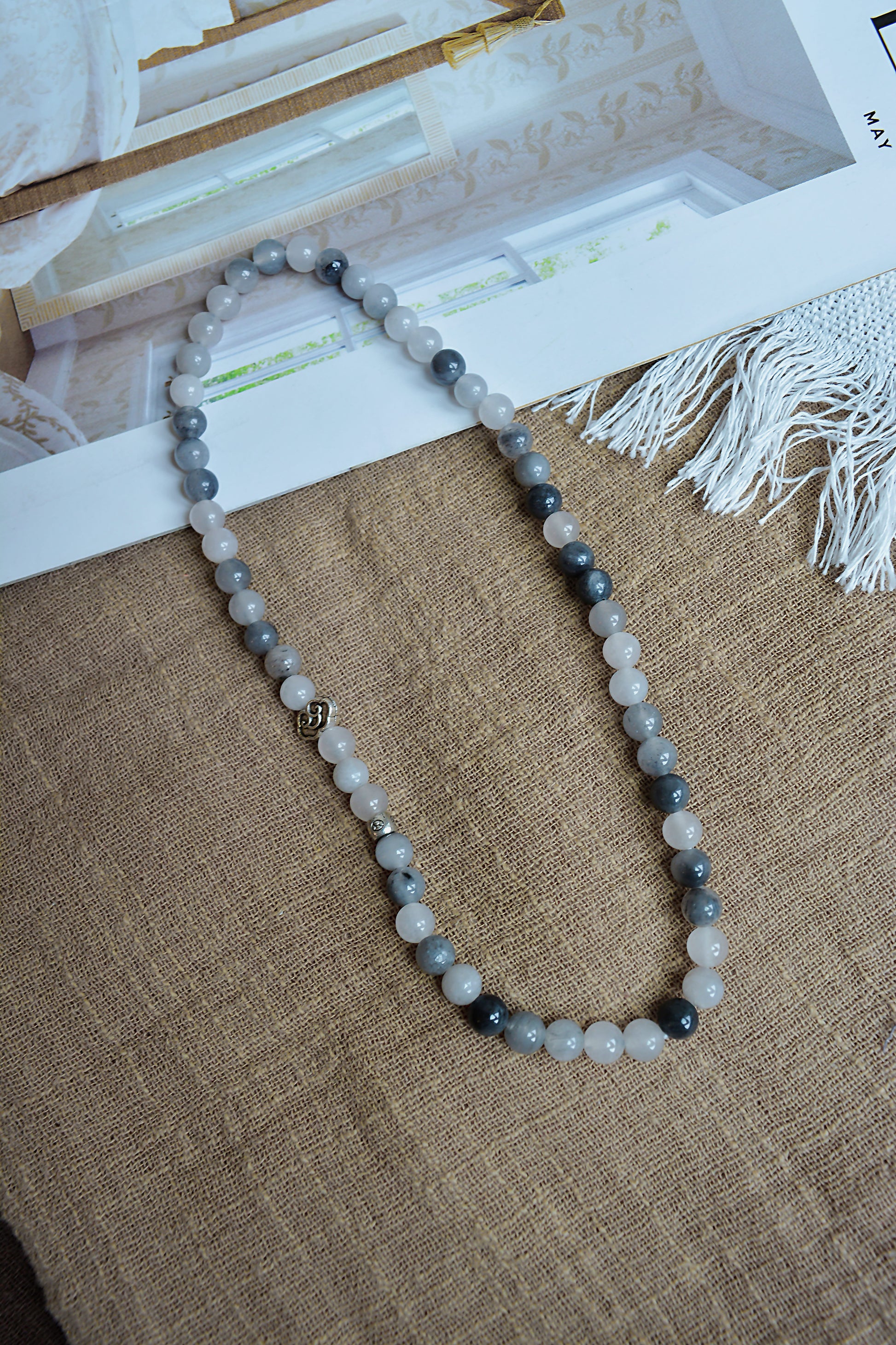 Shadow & Snow｜Devil’s Quartz Double-layer Bracelet