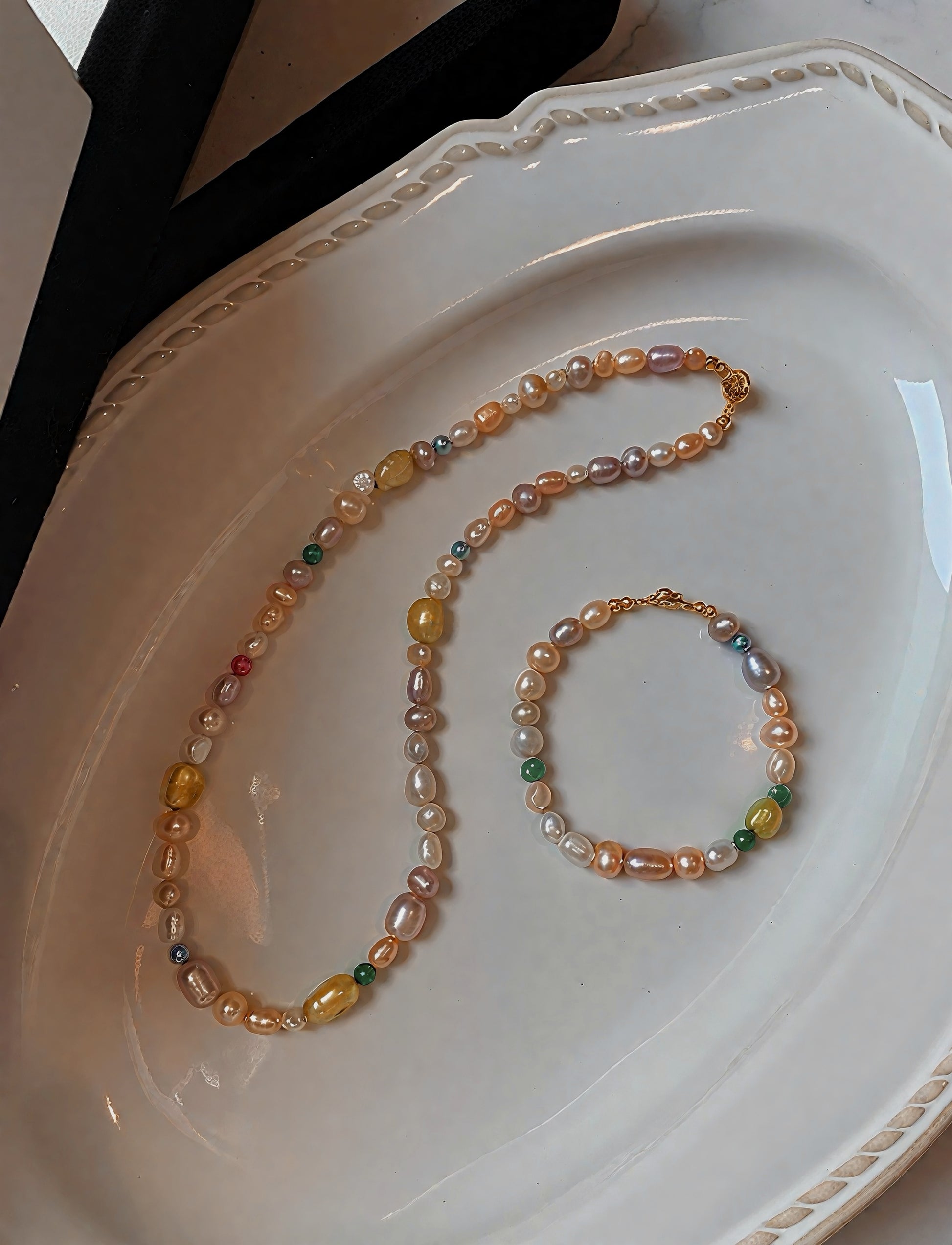 Prismatic Joy｜Dopamine Colorful Pearl Bracelet